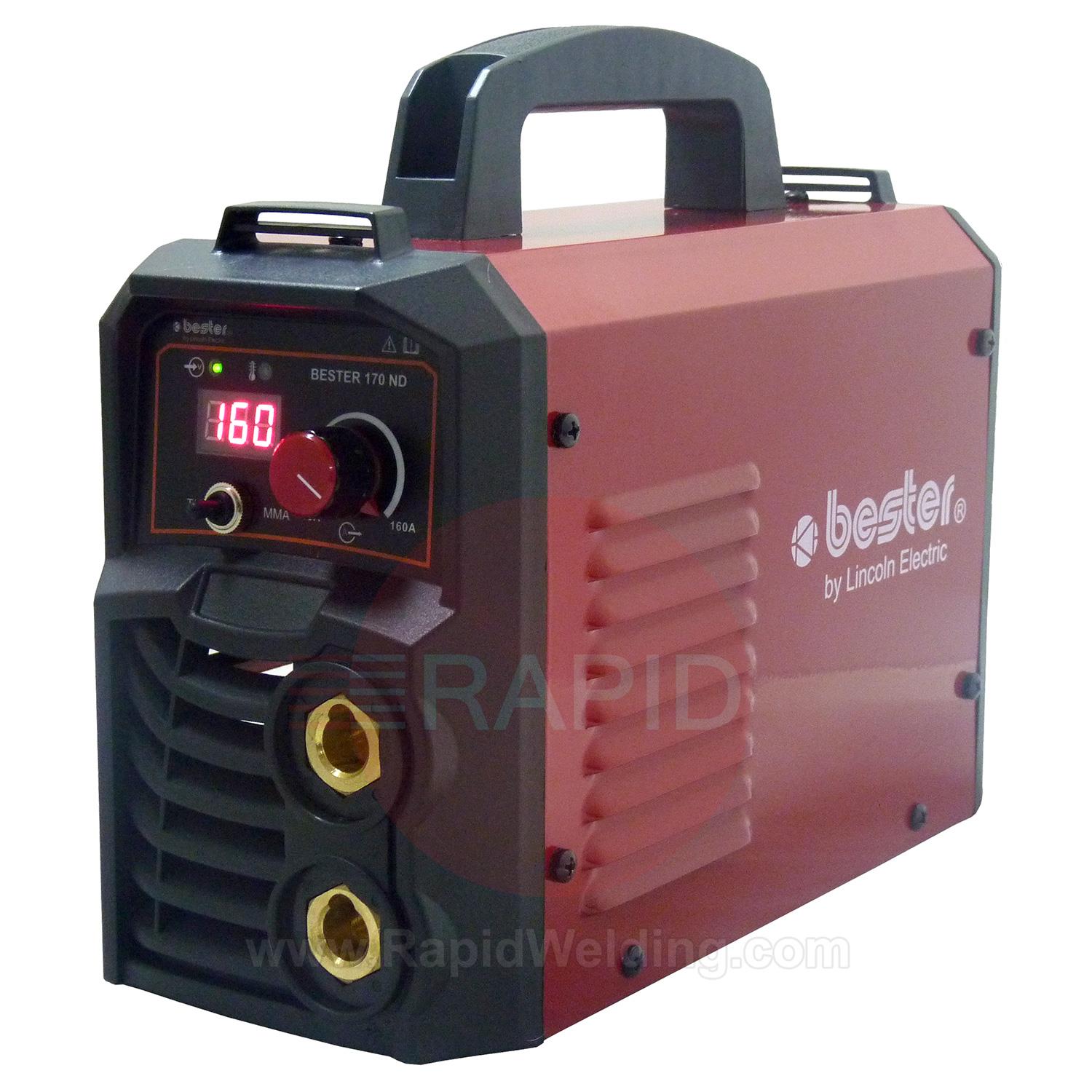 B18257-1-TP  Lincoln Bester 170-ND Inverter Arc Welder Suitcase Package, with TIG Torch & Accessory Kit - 230v